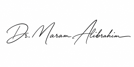 Signature, Dr. Maram Alibrahim, Founder of HSW