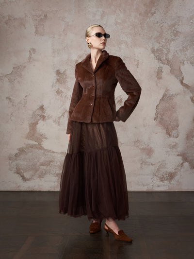 HSW Chestnut Jacket back view