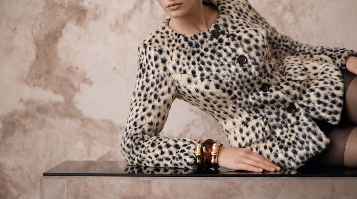 HSW Spotted Leopard Jacket side profile